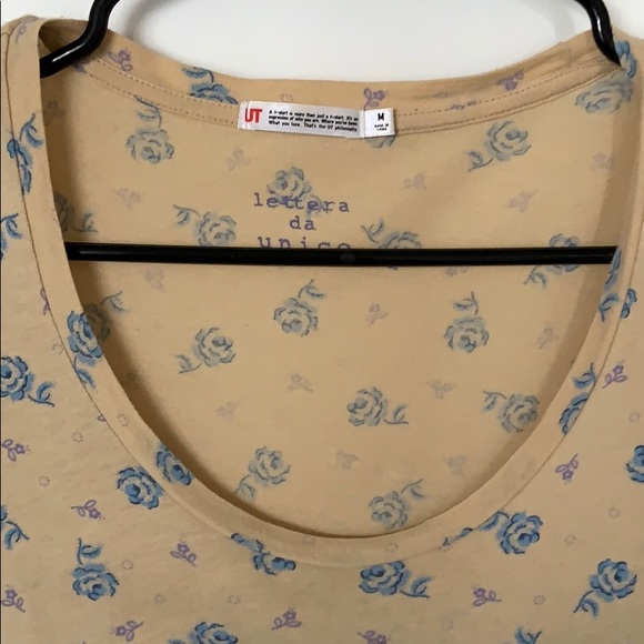Uniqlo floral tunic top - Picture 2 of 3